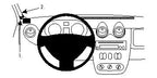 Brodit ProClip 804400 voor Dacia Sandero 2008-2012, Dacia Logan 2009-2013 e.a. - productfoto zwarte ABS montagebasis