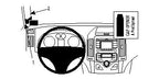 Brodit ProClip 804428 voor Hyundai i30 2008-2012 - productfoto zwarte ABS montagebasis