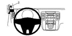 Brodit ProClip 804449 voor Hyundai ix20 2011-2019 en Kia Venga 2010-2019 - productfoto zwarte ABS montagebasis