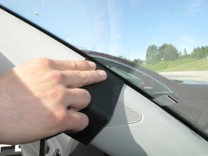 Brodit ProClip 804482 voor Skoda Roomster 2008-2015 en Skoda Fabia 2008-2014 - detail van dashboardmontage