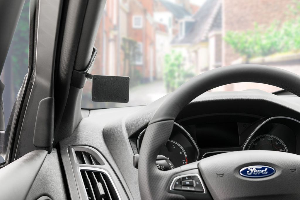 Brodit ProClip 804621 voor Ford Focus 2012-2018 en Ford Focus 2011-2018 - productfoto zwarte ABS montagebasis