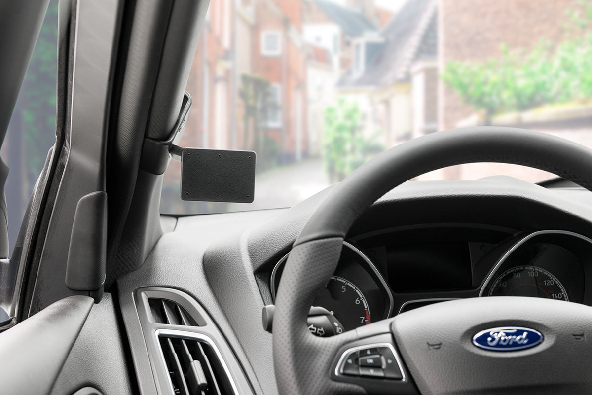 Brodit ProClip 804621 voor Ford Focus 2012-2018 en Ford Focus 2011-2018 - productfoto zwarte ABS montagebasis