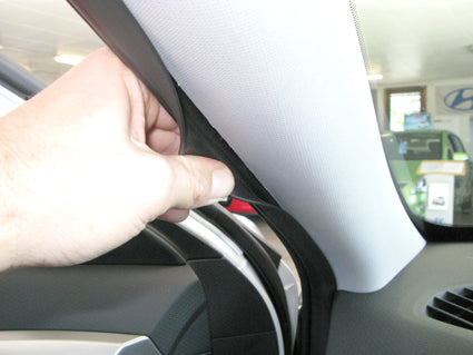 Brodit ProClip 804688 voor Hyundai Veloster 2012-2018 - montagepositie op dashboard