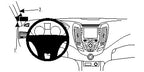 Brodit ProClip 804688 voor Hyundai Veloster 2012-2018 - productfoto zwarte ABS montagebasis