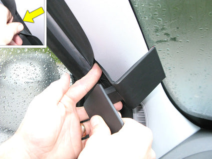 Brodit ProClip 804695 voor Fiat Doblò 2010-2014 en Opel Combo 2012-2018 - ProClip geplaatst in het voertuig