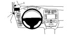 Brodit ProClip 804707 voor Nissan Leaf 2011-2017 - productfoto zwarte ABS montagebasis