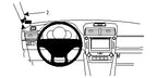 Brodit ProClip 804716 voor Toyota Camry 2012-2014 - productfoto zwarte ABS montagebasis