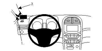 Brodit ProClip 804758 voor Chevrolet Malibu 2013-2015 - montagefoto 8