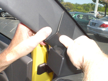 Brodit ProClip 804769 voor Fiat 500 2012-2015 - ProClip geplaatst in het voertuig