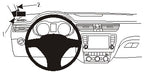 Brodit ProClip 804887 voor Skoda Octavia III 2013-2021 - productfoto zwarte ABS montagebasis