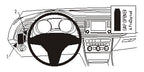 Brodit ProClip 804891 voor Seat Leon 2013-2020 - productfoto zwarte ABS montagebasis