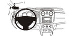 Brodit ProClip 804898 voor Dacia Sandero 2013-2021 - productfoto zwarte ABS montagebasis