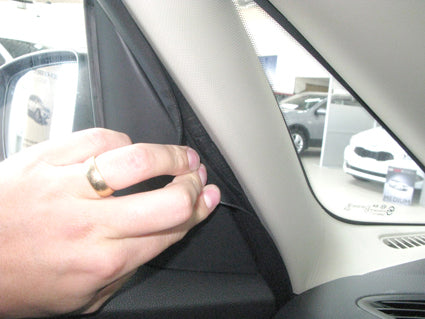 Brodit ProClip 804949 voor Kia Carens IV 2014-2020 - montagepositie op dashboard