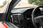 Brodit ProClip 804954 voor Chevrolet Silverado 2500/3500 Series 2015-2019, Chevrolet Silverado 1500 Series 2014-2018 e.a. - productfoto zwarte ABS montagebasis
