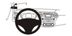 Brodit ProClip 804988 voor Hyundai i10 2014-2019 - productfoto zwarte ABS montagebasis