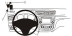 Brodit ProClip 804994 voor Nissan Qashqai 2014-2021 - productfoto zwarte ABS montagebasis