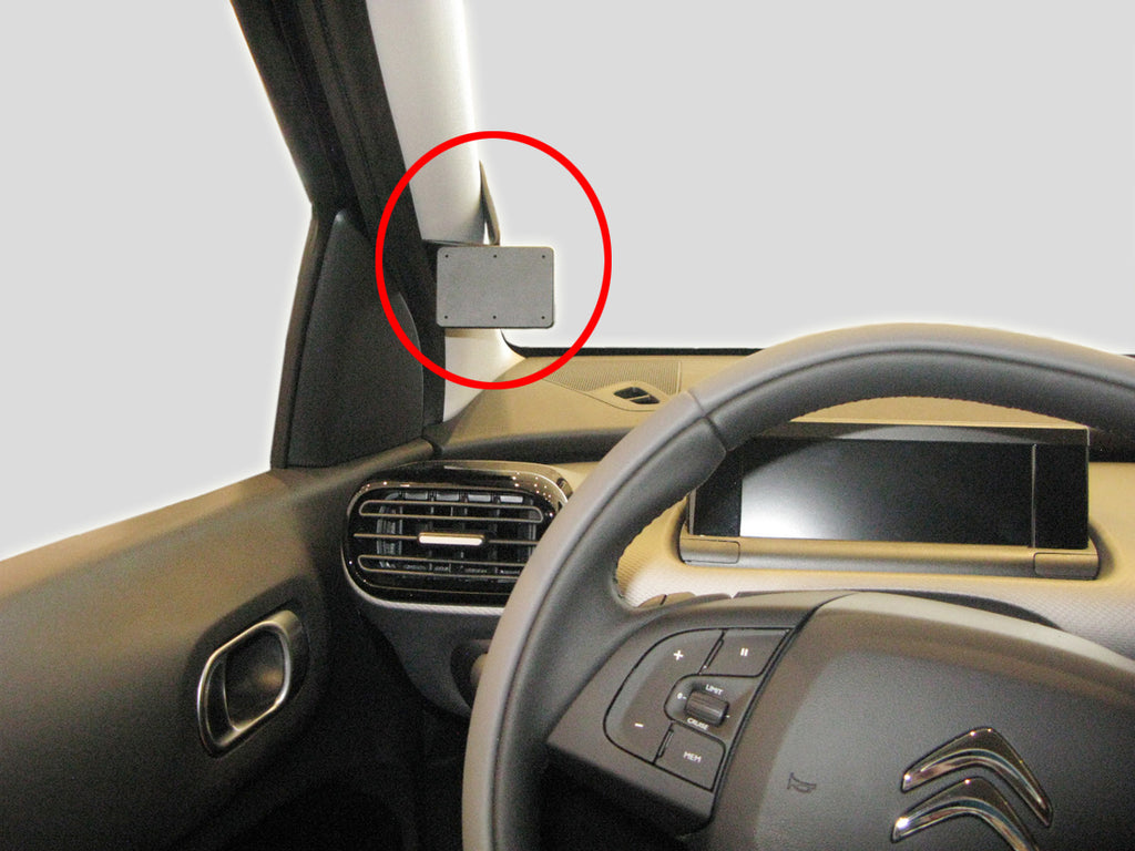 Brodit ProClip 805043 voor Citroen C4 Cactus 2015-2017 - productfoto zwarte ABS montagebasis