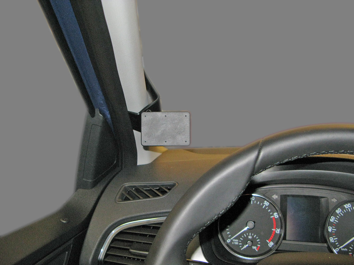 Brodit ProClip 805077 voor Skoda Fabia 2015-2021 - productfoto zwarte ABS montagebasis