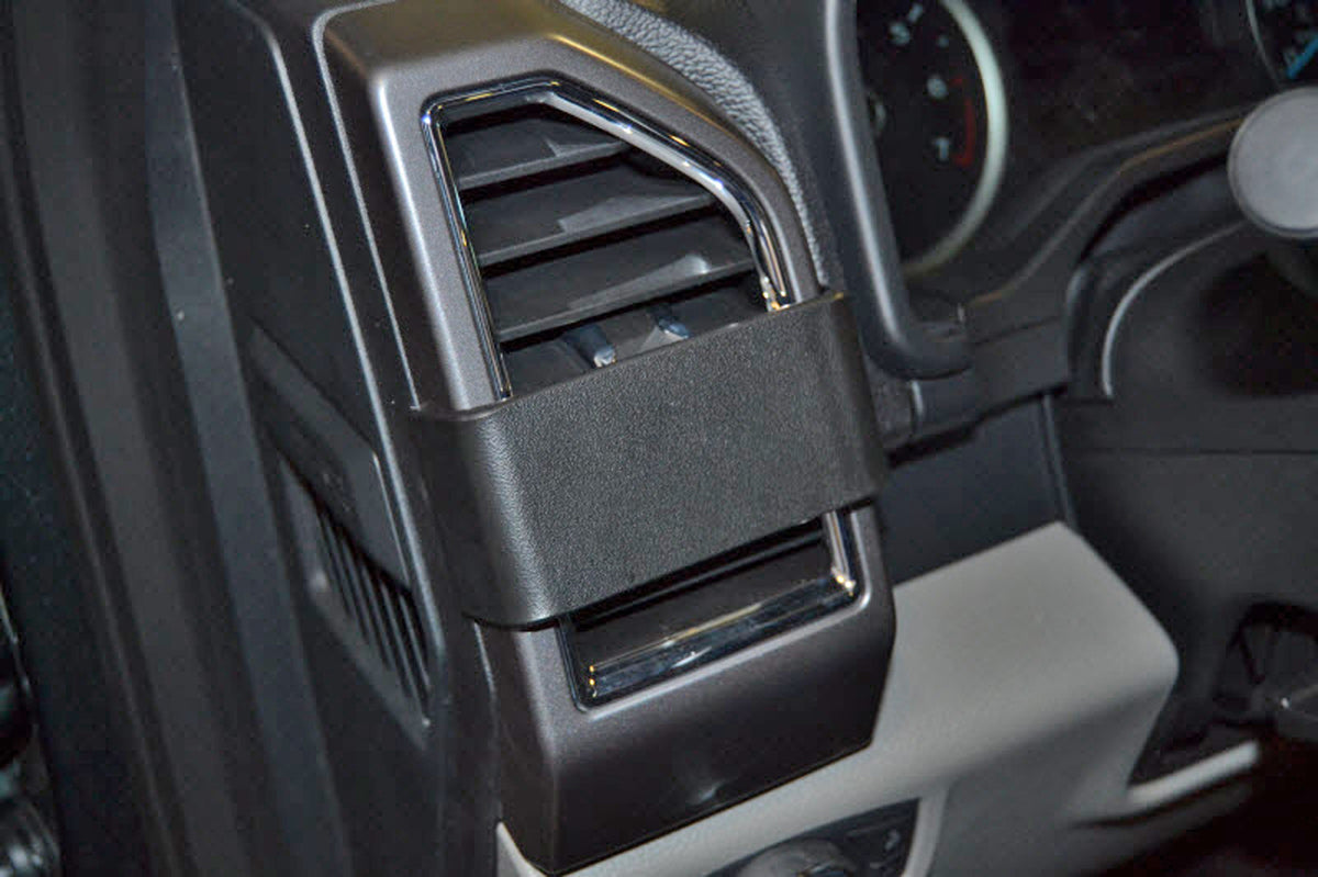 Brodit ProClip 805095 voor Ford Super Duty 2017-2021, Ford Raptor 2017-2020 e.a. - productfoto zwarte ABS montagebasis