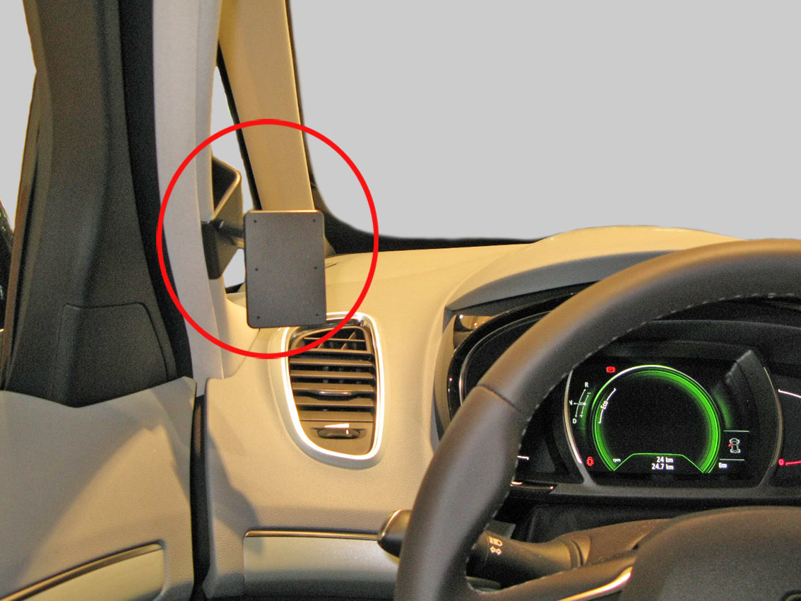 Brodit ProClip 805128 voor Renault Espace 2015-2022 - productfoto zwarte ABS montagebasis