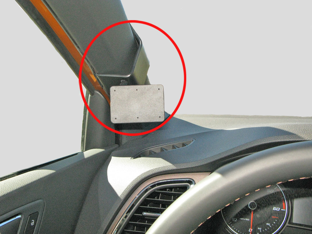 Brodit ProClip 805256 voor Cupra Ateca 2020-2026 en Seat Ateca 2017-2024 - productfoto zwarte ABS montagebasis