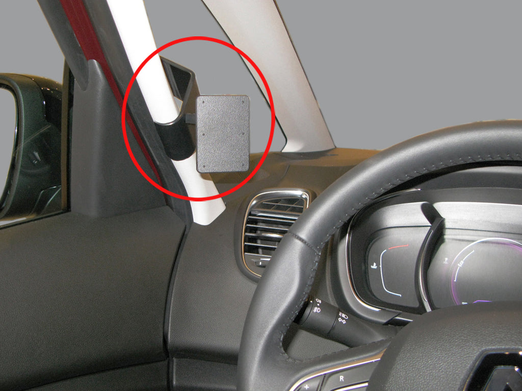 Brodit ProClip 805291 voor Renault Scénic 2017-2022 en Renault Grand Scénic 2017-2022 - productfoto zwarte ABS montagebasis