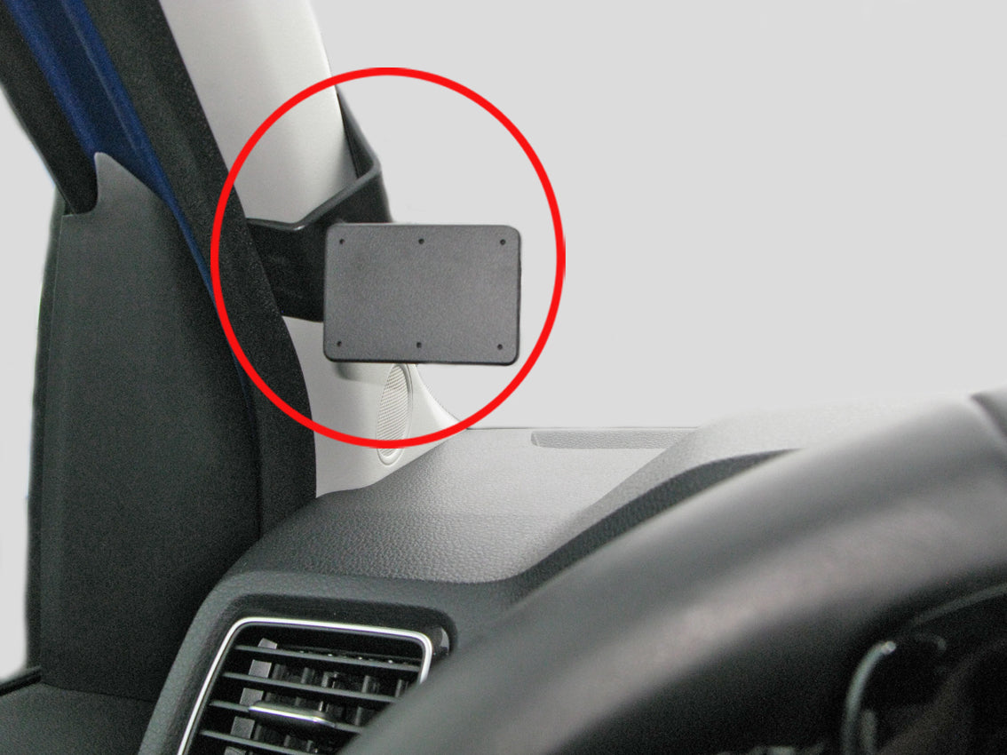 Brodit ProClip 805298 voor Volkswagen Amarok 2017-2023 - productfoto zwarte ABS montagebasis