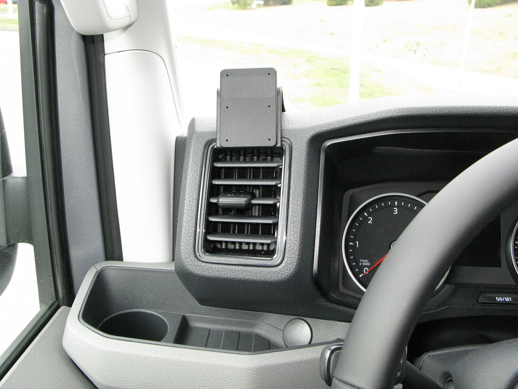 Brodit ProClip 805304 voor MAN TGE 2019-2024 en Volkswagen Crafter 2017-2024 - productfoto zwarte ABS montagebasis