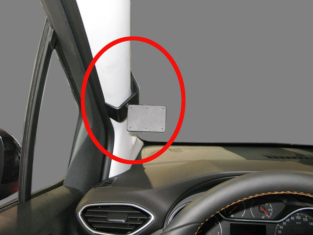 Brodit ProClip 805330 voor Opel Crossland X 2018-2021 - productfoto zwarte ABS montagebasis