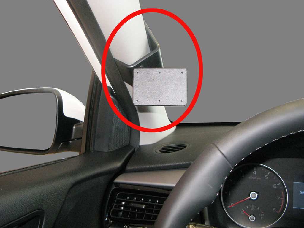 Brodit ProClip 805331 voor Kia Stonic 2018-2026 en Kia Rio 2018-2023 - productfoto zwarte ABS montagebasis