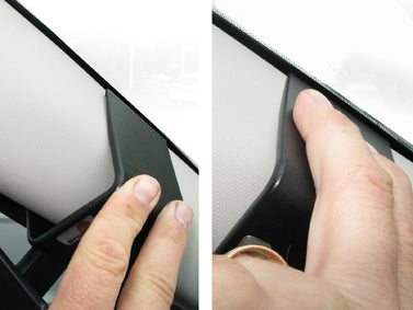 Brodit ProClip 805422 voor Ford Transit Connect 2018-2023 en Ford Tourneo Connect 2018-2022 - detail van dashboardmontage