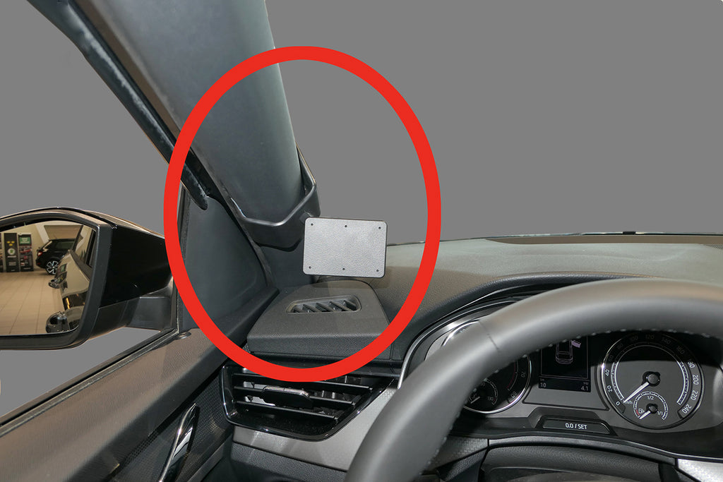 Brodit ProClip 805520 voor Skoda Scala 2019-2026 - productfoto zwarte ABS montagebasis