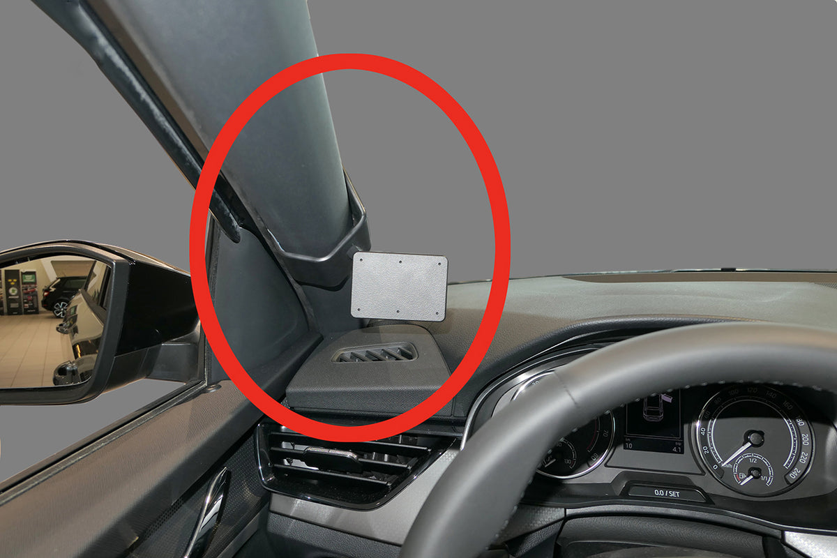 Brodit ProClip 805520 voor Skoda Scala 2019-2026 - productfoto zwarte ABS montagebasis