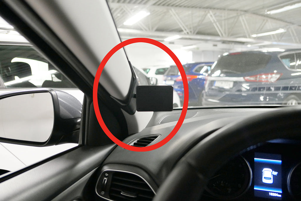 Brodit ProClip 805579 voor Hyundai i30 2017-2022 - productfoto zwarte ABS montagebasis