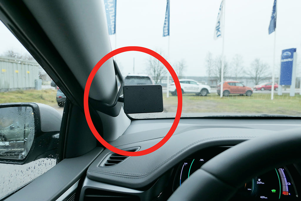 Brodit ProClip 805594 voor Hyundai Ioniq 2020-2022 - productfoto zwarte ABS montagebasis