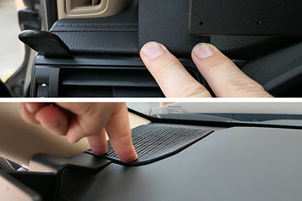 Brodit ProClip 805705 voor Toyota LandCruiser 300 2021-2026 - detail van dashboardmontage