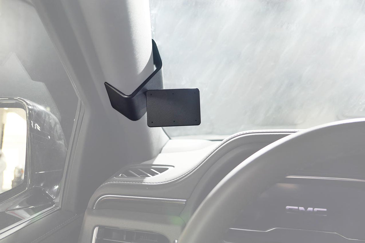 Brodit ProClip 805767 voor Chevrolet Tahoe 2021-2024, Chevrolet Suburban 2021-2024 en GMC Yukon 2021-2024 - productfoto zwarte ABS montagebasis
