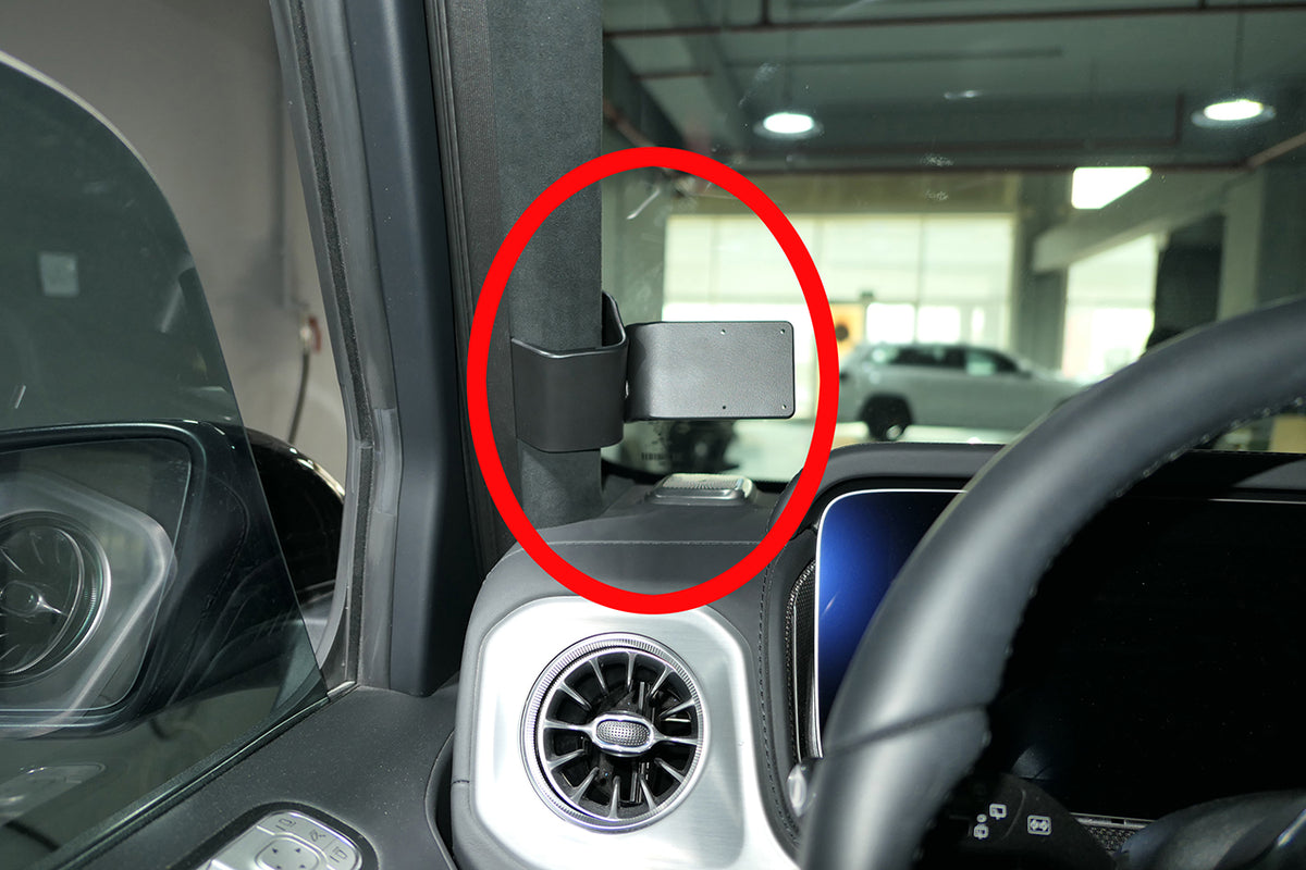 Brodit ProClip 805772 voor Mercedes Benz G-Class 2019-2026 - productfoto zwarte ABS montagebasis