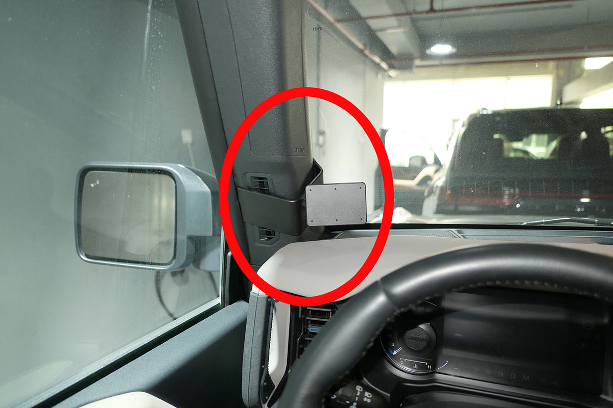Brodit ProClip 805784 voor Ford Bronco 2020-2026 - productfoto zwarte ABS montagebasis