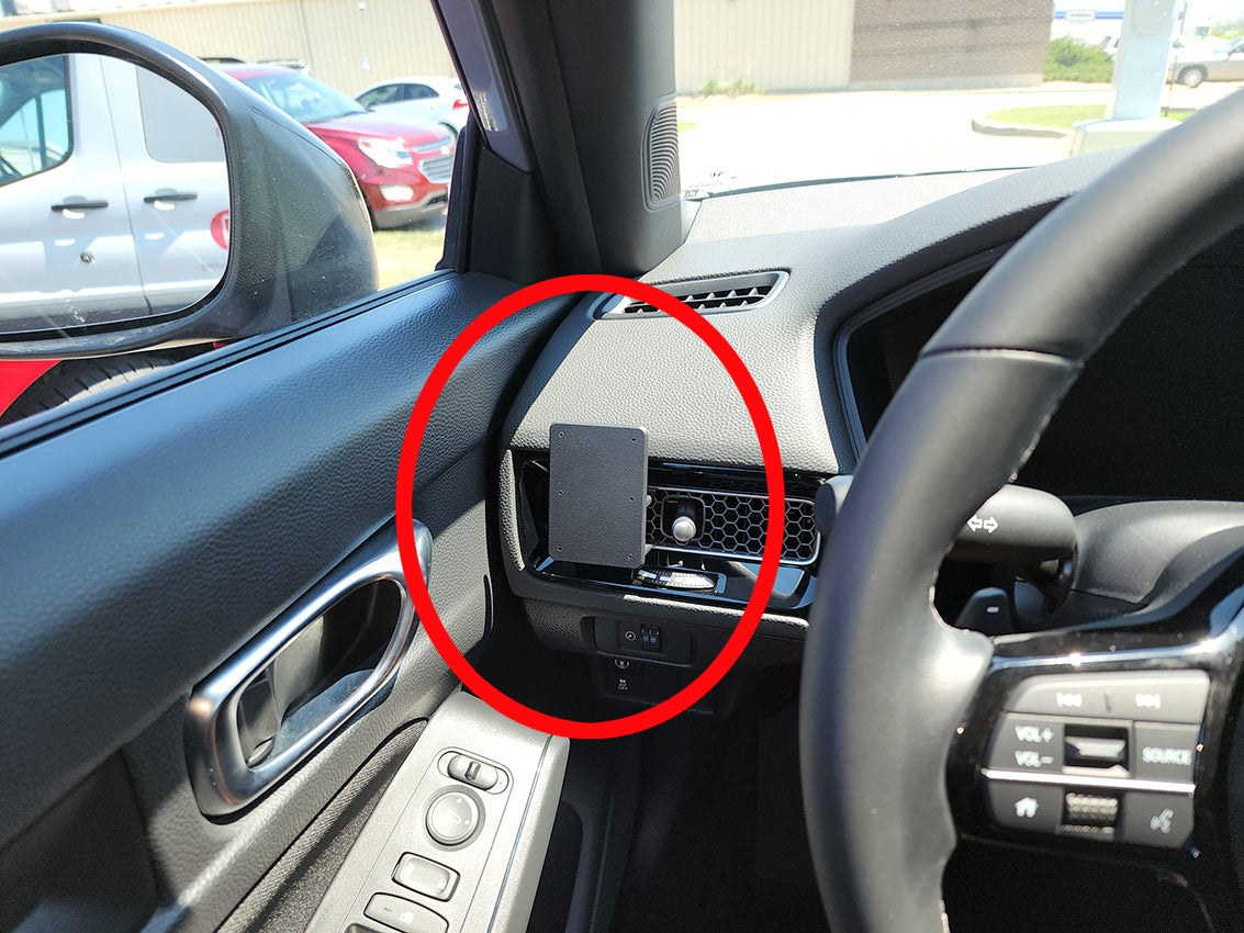 Brodit ProClip 805815 voor Honda Civic 2022-2026 - productfoto zwarte ABS montagebasis