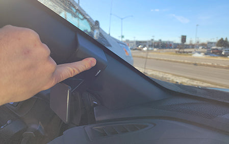 Brodit ProClip 805820 voor Subaru WRX 2022-2026 - detail van dashboardmontage