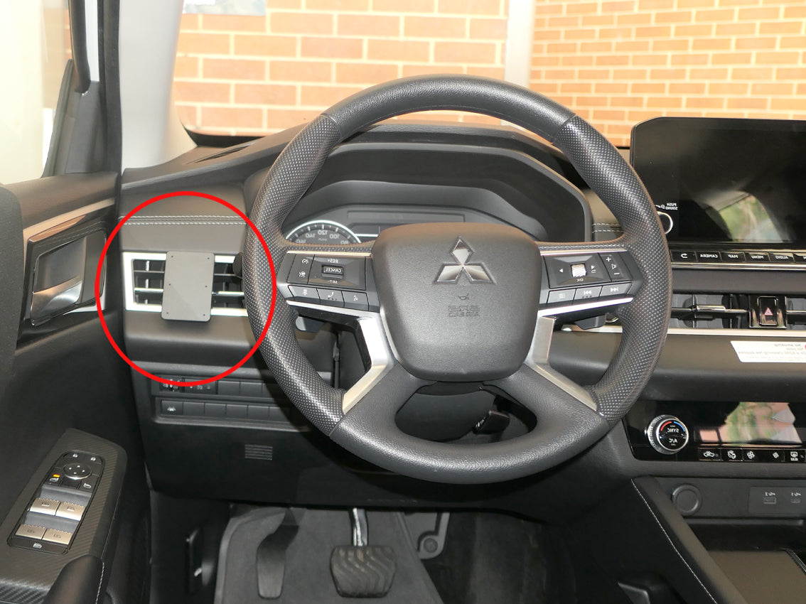 Brodit ProClip 805839 voor Mitsubishi Outlander 2022-2026 - productfoto zwarte ABS montagebasis