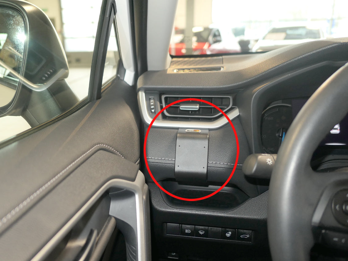 Brodit ProClip 805843 voor Toyota RAV 4 2019-2025 - productfoto zwarte ABS montagebasis