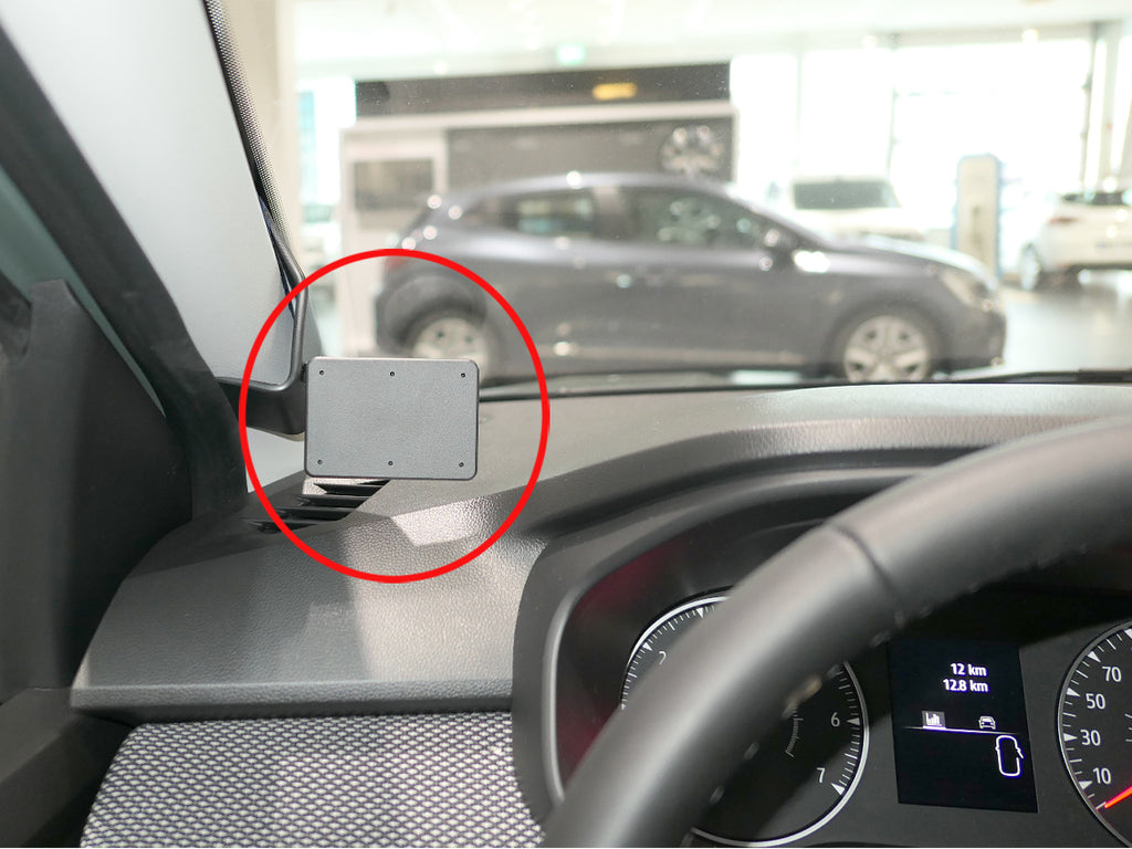 Brodit ProClip 805858 voor Dacia Sandero 2021-2025 en Dacia Jogger 2022-2025 - productfoto zwarte ABS montagebasis