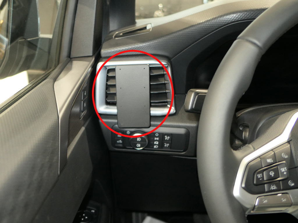 Brodit ProClip 806009 voor Volkswagen Amarok 2024-2026 - productfoto zwarte ABS montagebasis