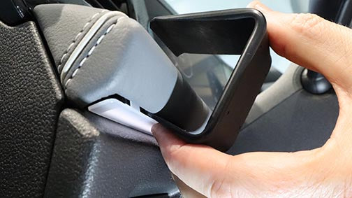 Brodit ProClip 806038 voor Volkswagen Passat 2024-2026 - montagepositie op dashboard