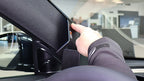 Brodit ProClip 806039 voor Mercedes Benz E-Class, Stationwagon 2024-2026 en Mercedes Benz E-Class, Sedan 2024-2026 - detail van dashboardmontage
