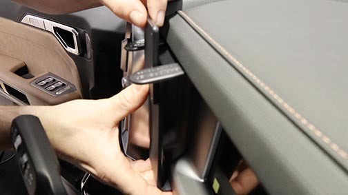 Brodit ProClip 806055 voor Jetour T2 2023-2026 - detail van dashboardmontage