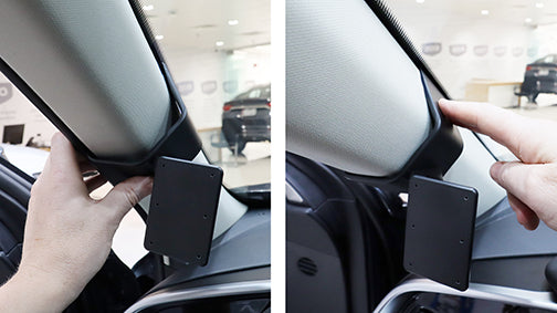Brodit ProClip 806060 voor Geely Tugella 2019-2026 - detail van dashboardmontage