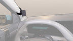 Brodit ProClip 806173 voor Kia EV3 2025-2026 - productfoto zwarte ABS montagebasis